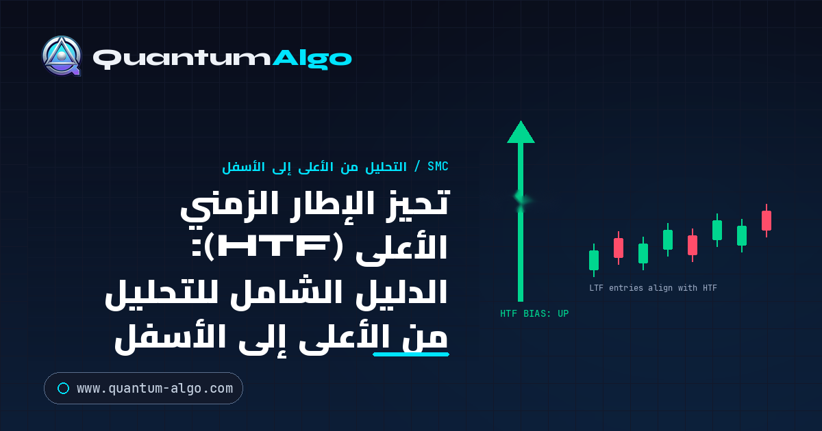 تحيز الإطار الزمني الأعلى (HTF): الدليل الشامل للتحليل من الأعلى إلى الأسفل