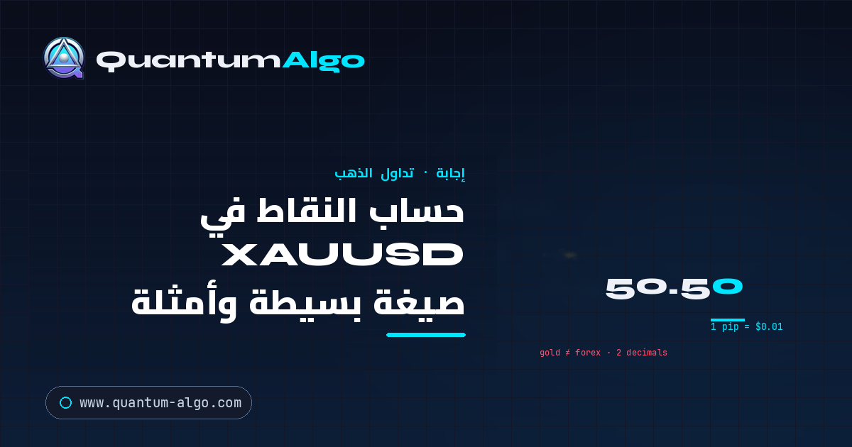كيف تحسب النقاط في XAUUSD؟