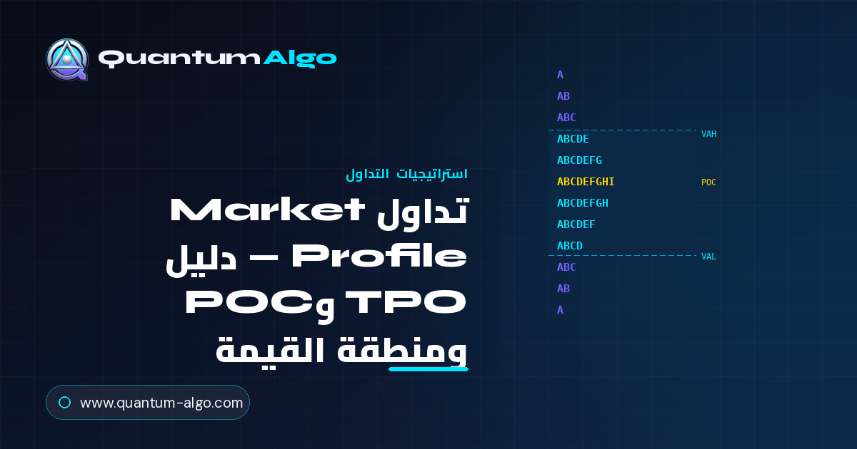 تداول Market Profile: قراءة المزاد باستخدام TPO وPOC والقيمة
