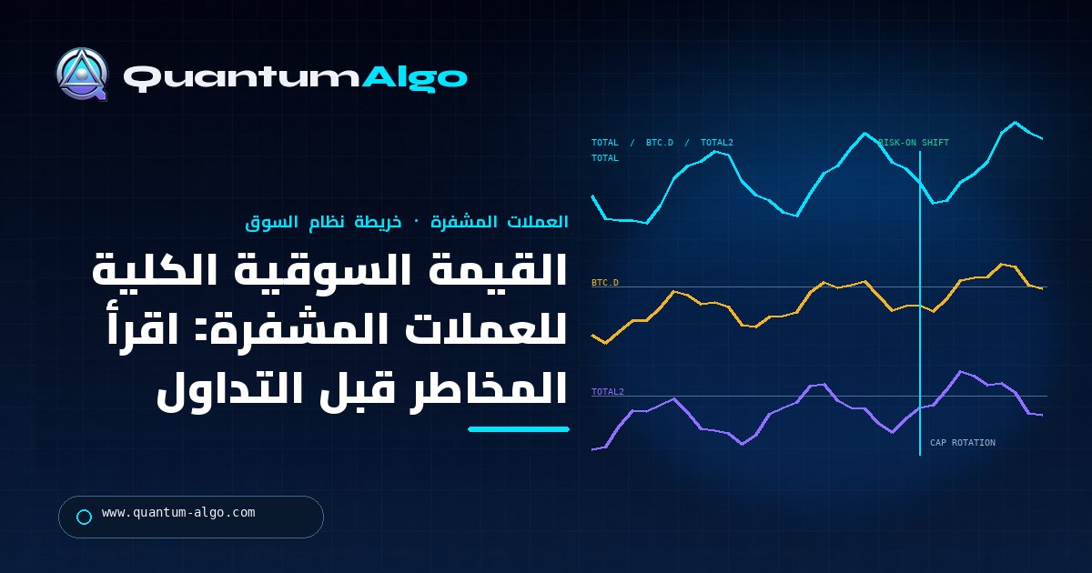 ما هي القيمة السوقية الكلية للعملات المشفرة (TOTAL)؟ — دليل تداول Quantum Algo