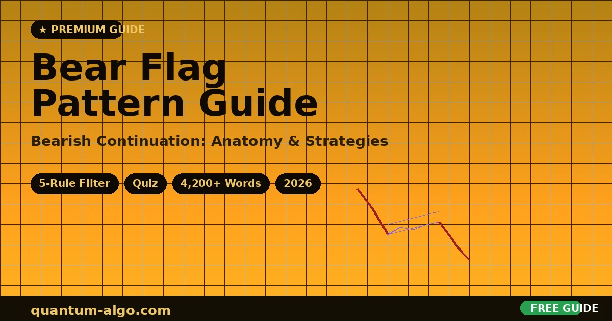 Bear Flag Pattern: Complete Trading Guide 2026 — Premium Guide