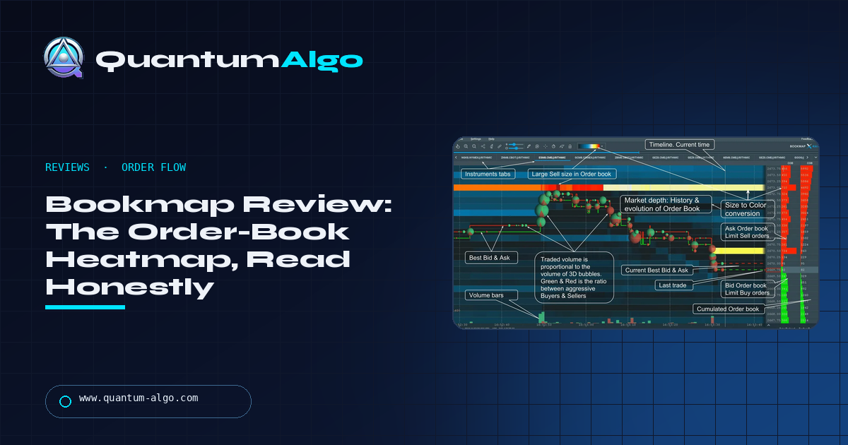 Bookmap Review (2026): The Order-Book Heatmap, and What It Actually Shows a Smart Money Trader — Quantum Algo guide