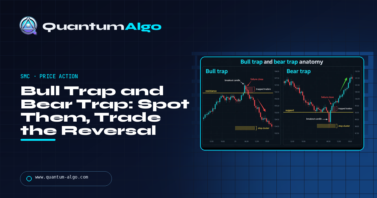 Bull Trap and Bear Trap: How to Spot Them and How to Trade the Reversal — Quantum Algo guide