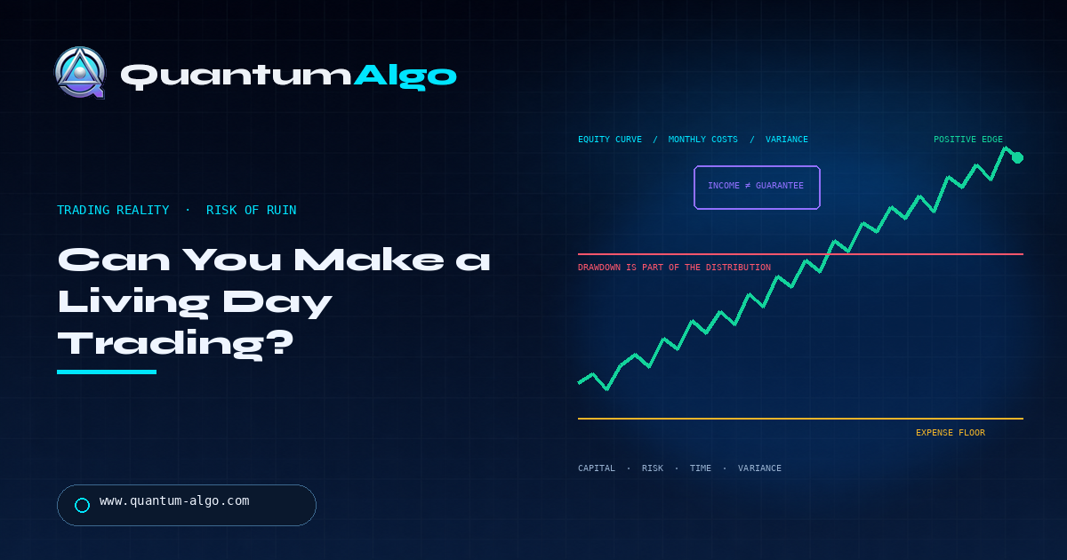 Can You Make a Living Day Trading? — Quantum Algo trading guide