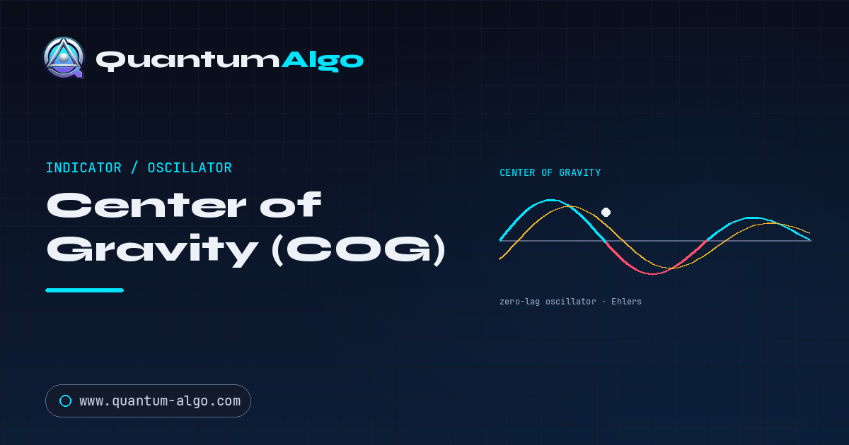 Center of Gravity Indicator: The Complete Low-Lag Oscillator Guide