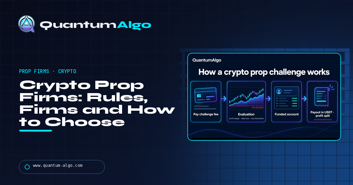 Crypto Prop Firms: How They Work, the Firms, the Rules and How to Choose — Quantum Algo guide