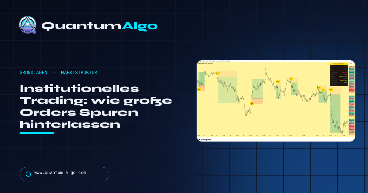 Institutionelles Trading: wie große Orders Märkte bewegen und Spuren hinterlassen — Quantum Algo guide