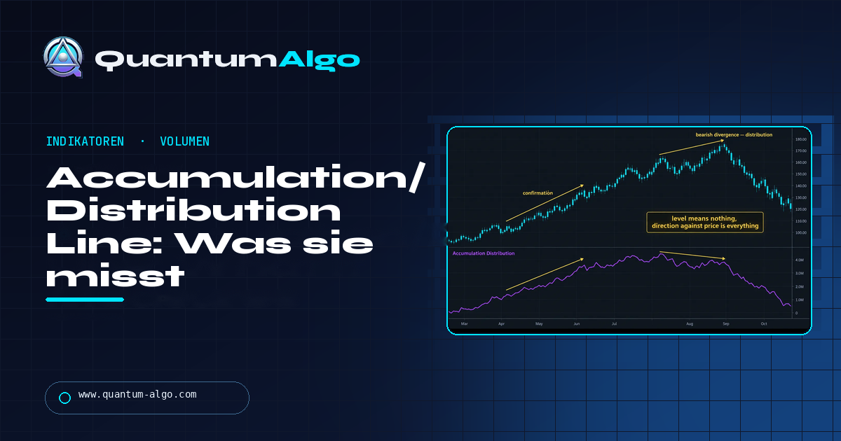 Accumulation/Distribution Line: Was sie misst, wie du sie liest und wo sie irreführt — Quantum Algo Guide