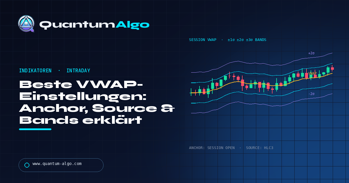 Beste VWAP-Einstellungen fürs Intraday-Trading: Warum die 3 Linien und Bands wichtig sind — Quantum Algo Guide