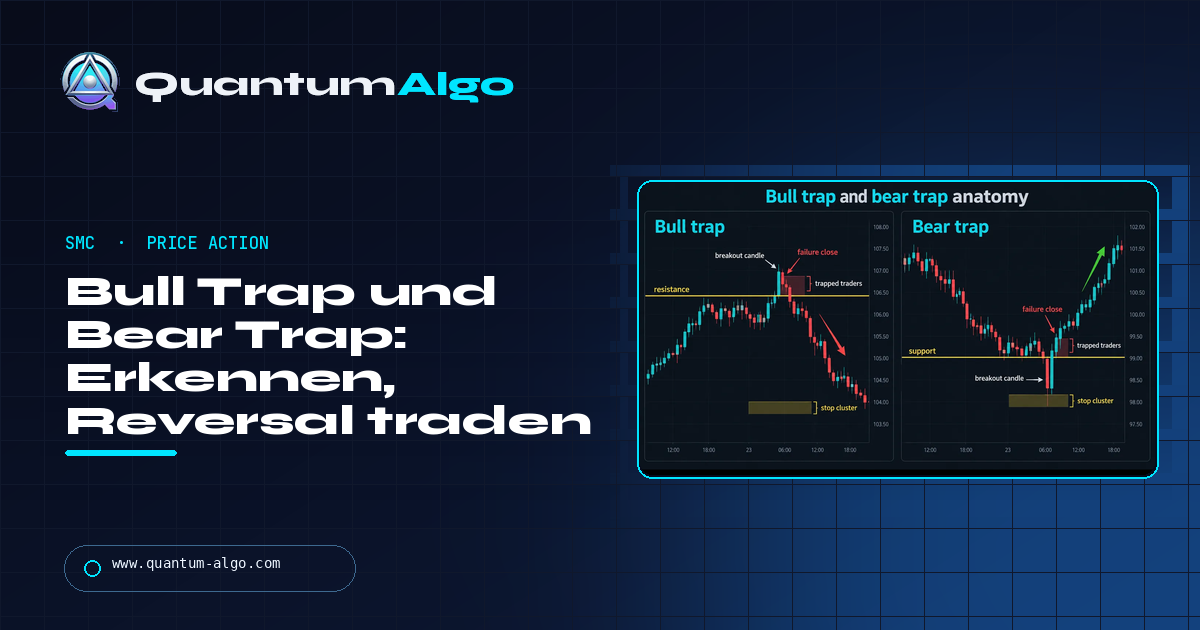 Bull Trap und Bear Trap: Wie du sie erkennst und das Reversal tradest — Quantum Algo Leitfaden