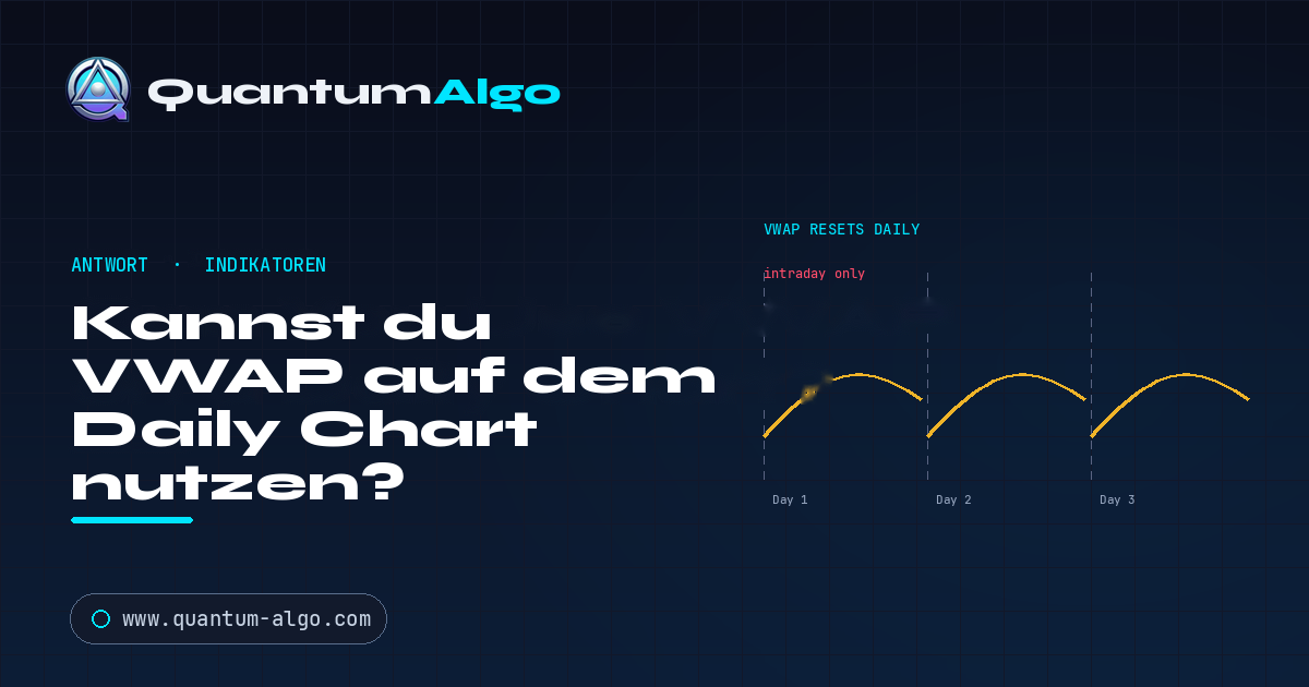 Kannst du VWAP auf einem Daily Chart nutzen?