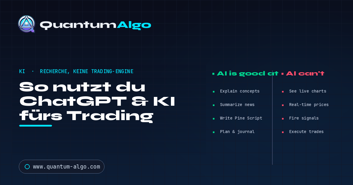 Wie du ChatGPT & AI fürs Trading nutzt — Quantum Algo