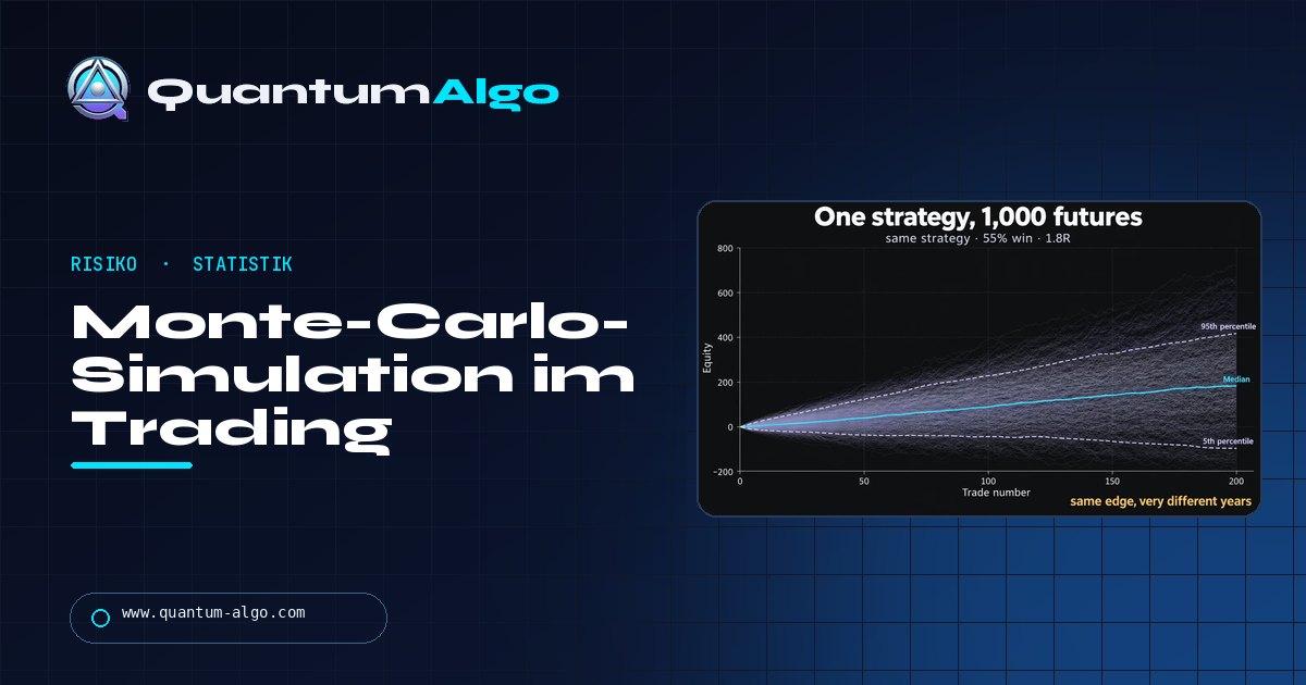 Monte Carlo Simulation for Trading: Drawdown, Risk of Ruin und Positionsgröße — Quantum Algo Guide