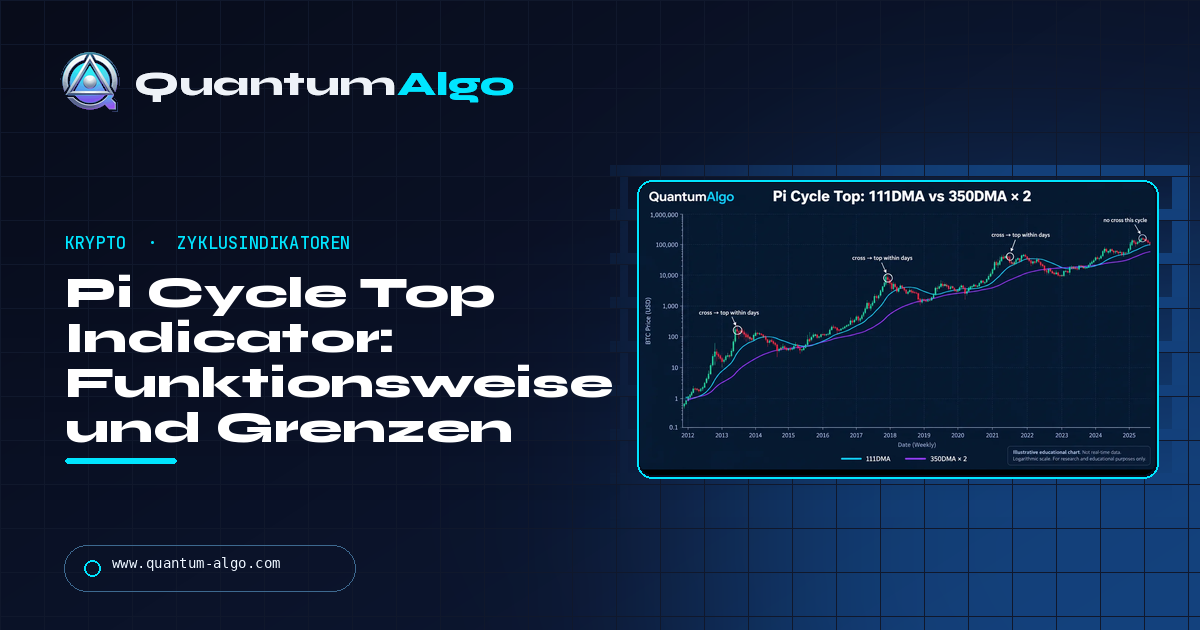 Pi Cycle Top Indicator: Wie er funktioniert, sein Track Record und warum er das letzte Top verfehlte — Quantum Algo Leitfaden