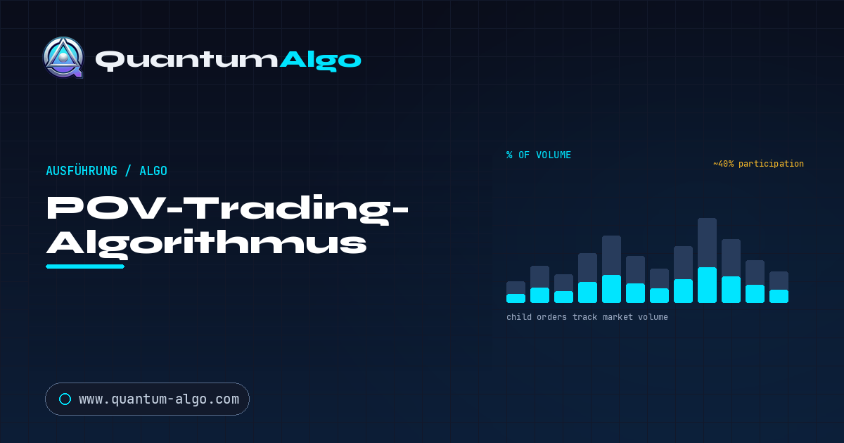 POV Trading Algorithm: der komplette Percentage-of-Volume-Leitfaden
