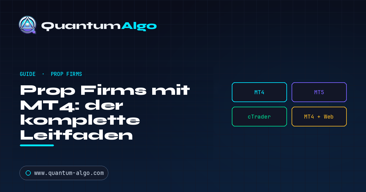 Prop Firms mit MT4: der komplette Leitfaden