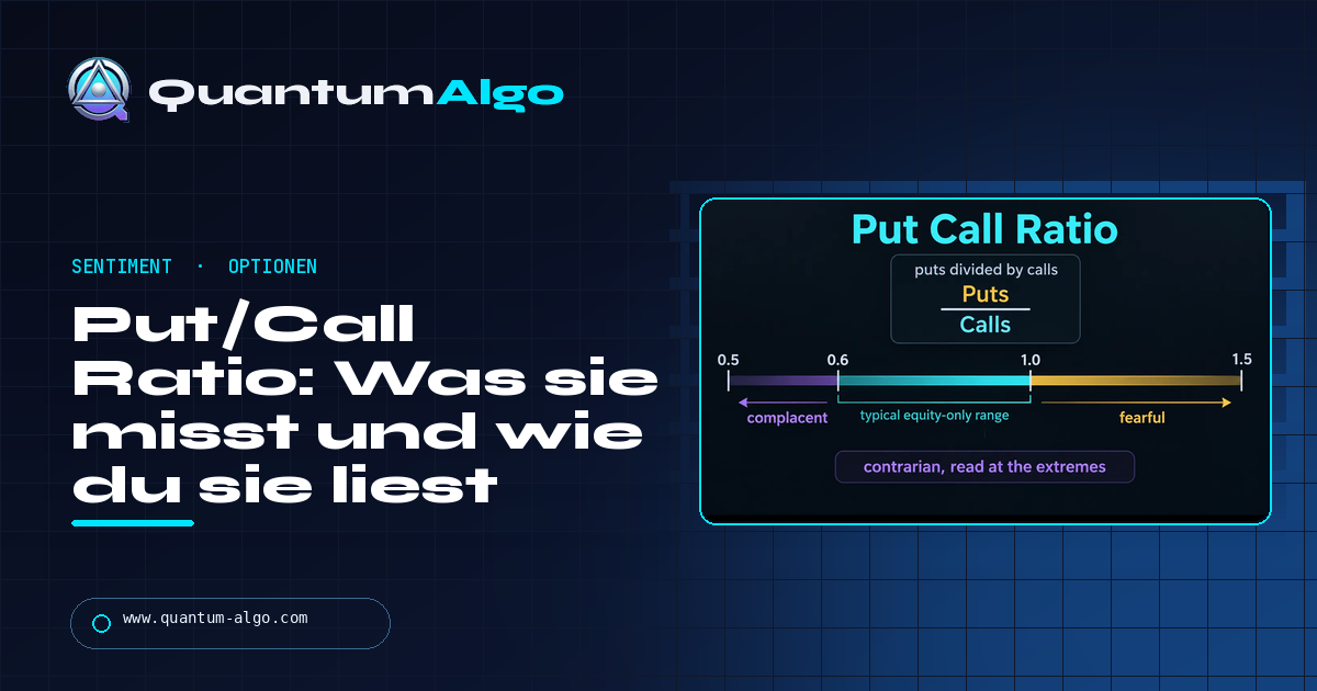 Put/Call Ratio: Was sie misst, wie du sie liest und wann sie wirklich funktioniert — Quantum Algo Guide