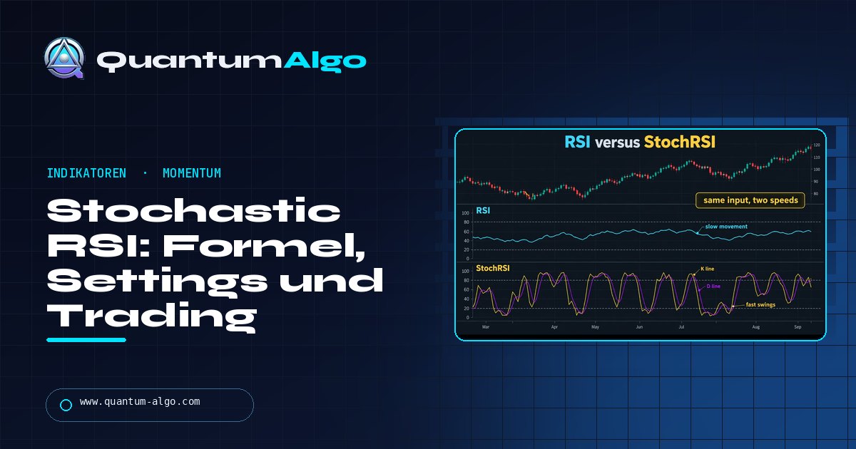 Stochastic RSI: Formel, Settings und wie du ihn ohne Whipsaw tradest — Quantum Algo Guide
