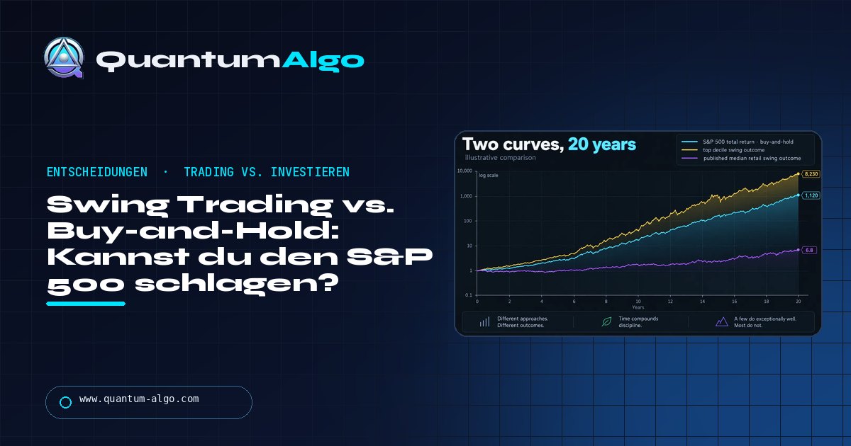 Swing Trading vs. Buy-and-Hold: Kann Swing Trading den S&P 500 schlagen? Die ehrliche Rechnung — Quantum Algo Guide