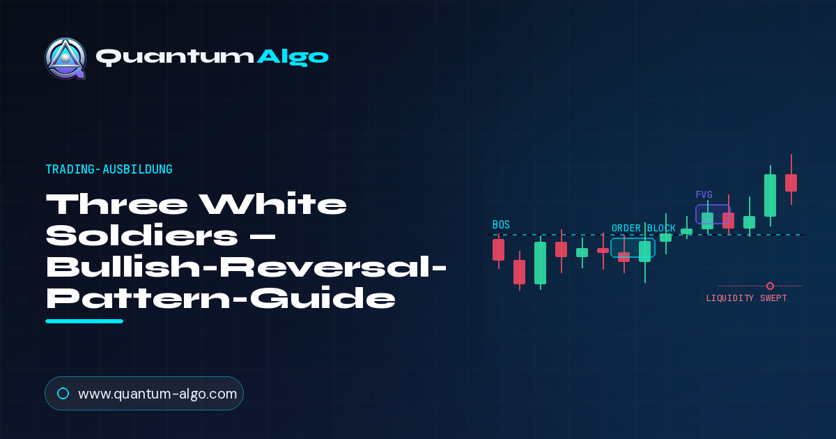 Three White Soldiers: Der komplette Drei-Kerzen-Bullish-Reversal-Guide