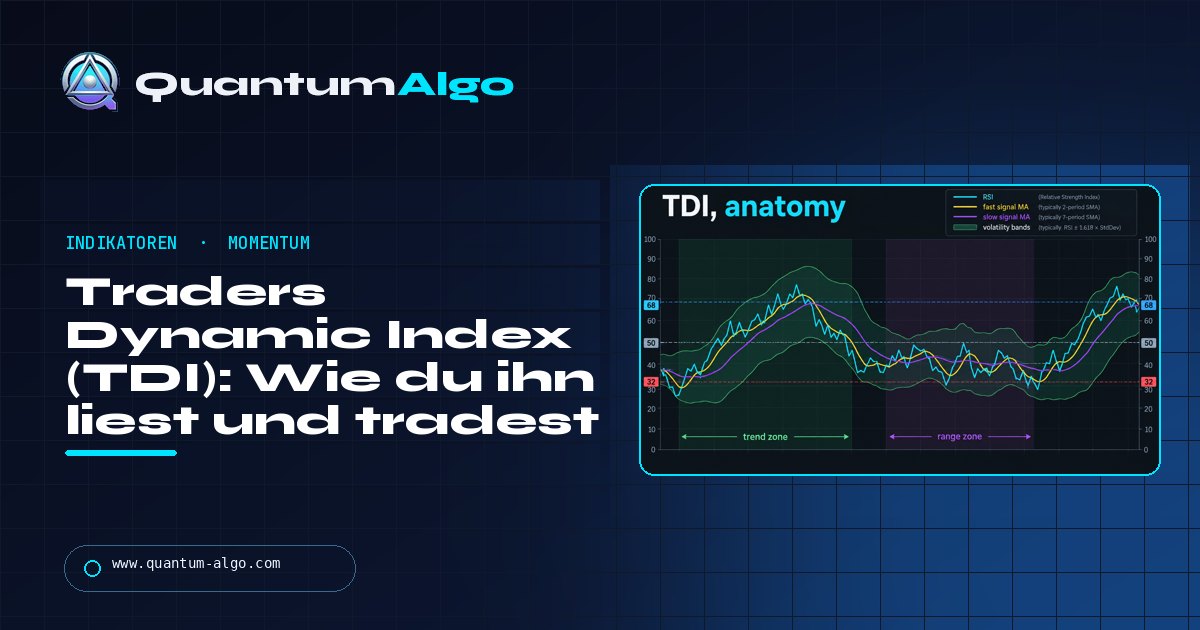 Traders Dynamic Index (TDI): Was er ist, wie du ihn liest und welche Trading-Strategie dazu passt — Quantum Algo Guide