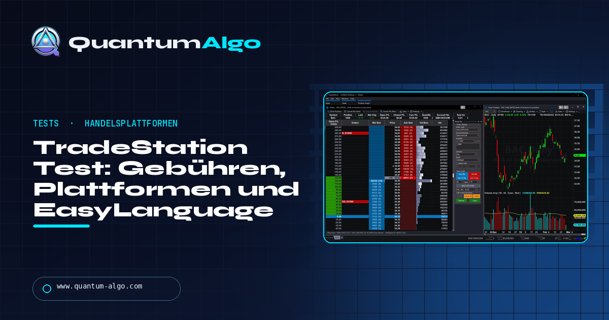 TradeStation Test: Gebühren, Plattformen, EasyLanguage, Vor- und Nachteile — Quantum Algo Guide