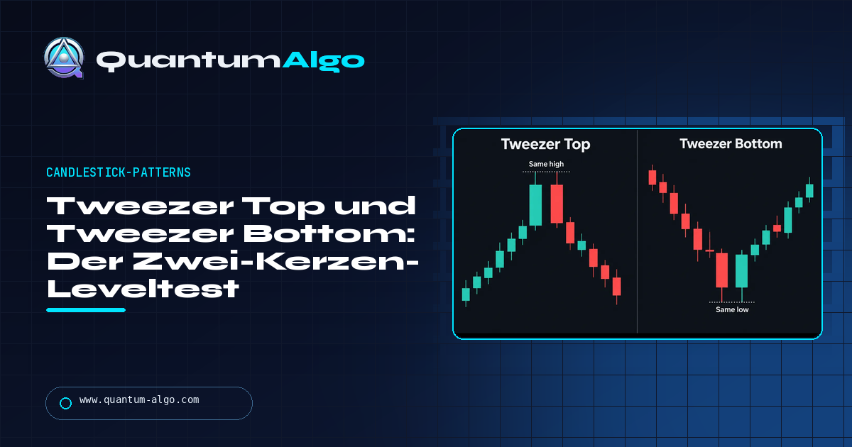 Tweezer Top und Tweezer Bottom: Der Zwei-Kerzen-Leveltest und wie du ihn tradest — Quantum Algo Guide