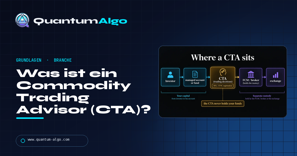Was ist ein Commodity Trading Advisor (CTA)? Registrierung, Managed Futures, Gebühren und wie du einen echten erkennst — Quantum Algo Guide
