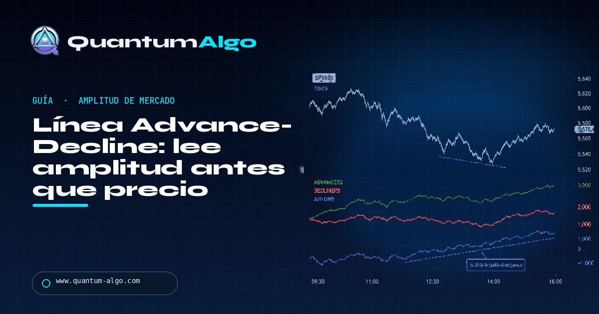 Qué es la línea Advance-Decline y cómo usarla — guía de trading de Quantum Algo