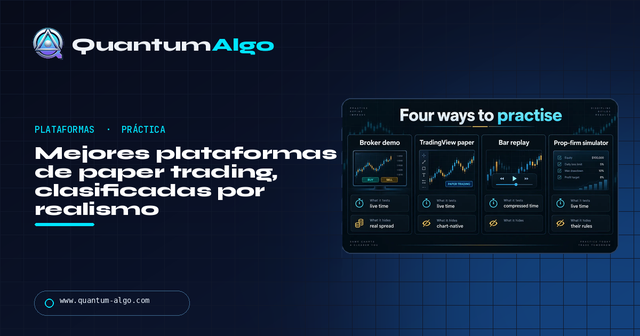 Mejores plataformas de paper trading: por realismo — Guía premium