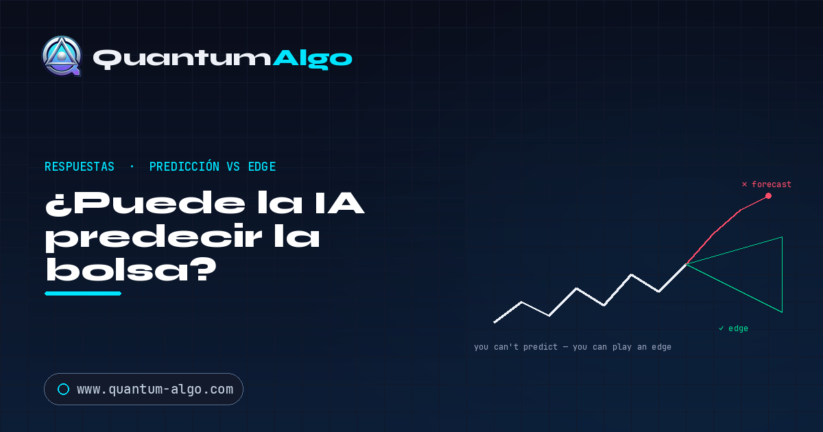 ¿Puede la IA predecir la bolsa?