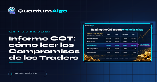 Informe COT: cómo leer los datos de Commitments of Traders — Guía premium