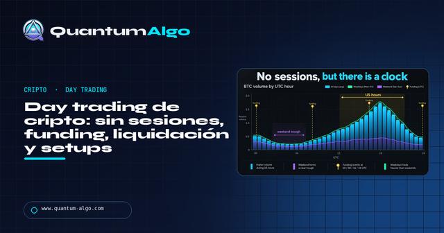 Day trading de cripto: reloj, funding y setups — Guía premium