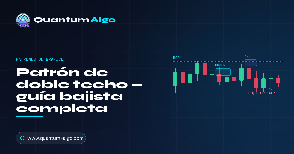 Patrón de doble techo: la guía completa de reversión bajista