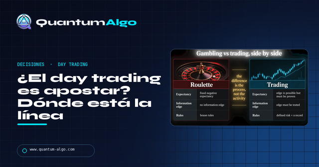 ¿El day trading es apostar? Dónde está la línea — Guía premium
