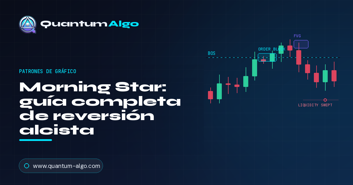 Patrón Morning Star: la guía completa de reversión alcista de tres velas