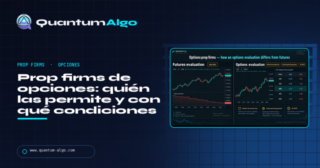 Prop firms de opciones: reglas y firmas — Guía premium
