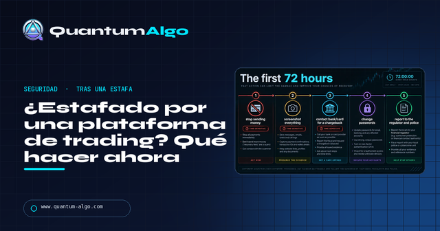 Estafado por una plataforma: qué hacer ahora — Guía premium