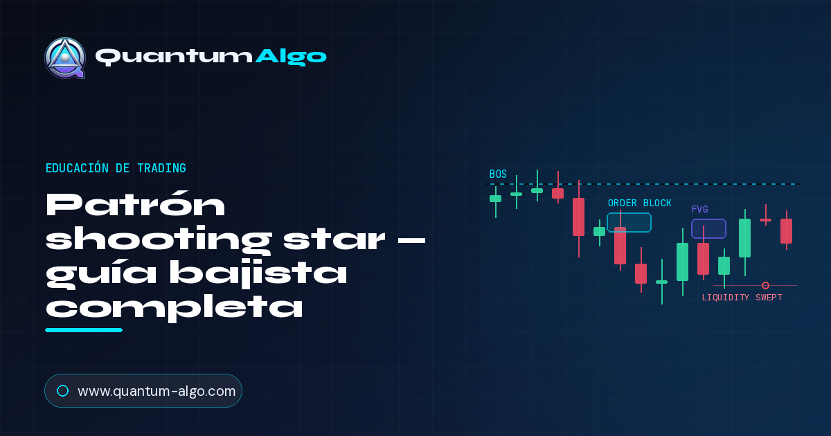 Patrón shooting star: la guía completa de reversión bajista de una sola vela japonesa