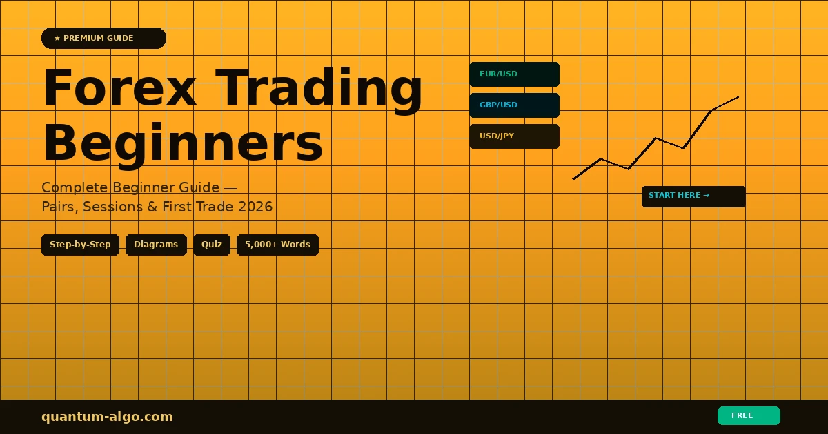 Forex Trading Iniciantes 2026 — Guia Completo Pares Moedas Sessões Gráficos