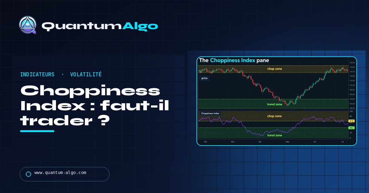 Choppiness Index : l’indicateur qui vous dit s’il faut trader, pas dans quel sens — guide Quantum Algo