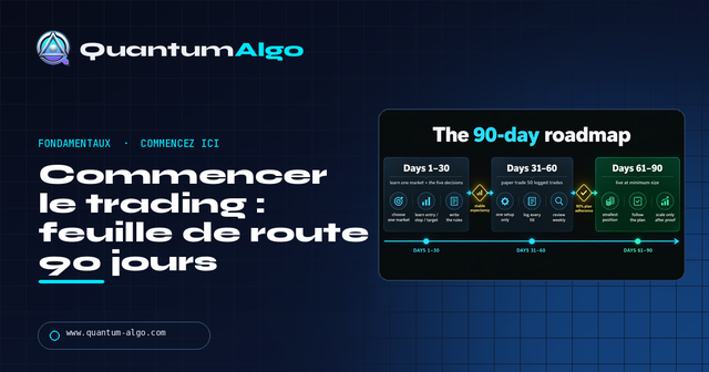 Commencer le trading : feuille de route 90 jours — Guide premium