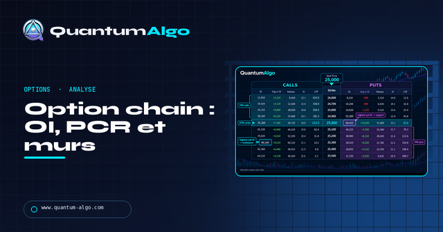 Option chain : comment la lire — Guide premium