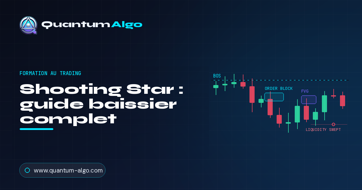 Shooting Star : le guide complet du retournement baissier à une bougie