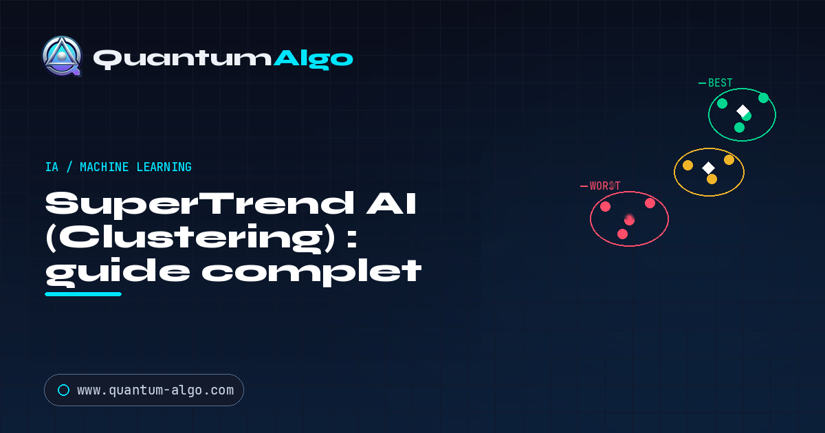 SuperTrend AI (Clustering) : le guide complet de tendance par machine learning
