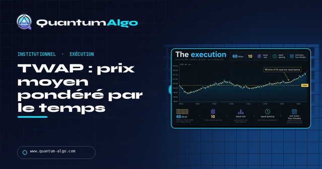 TWAP expliqué : formule, algorithme et TWAP vs VWAP — Guide premium