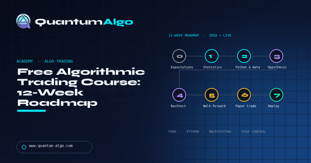 Free Algorithmic Trading Course: A 12-Week Roadmap from Idea to Live Deployment — Premium Guide