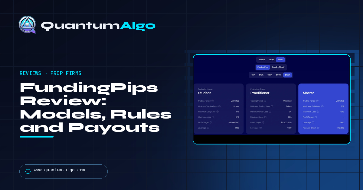 FundingPips Review: Models, Rules, Payouts and Who It Suits — Quantum Algo guide