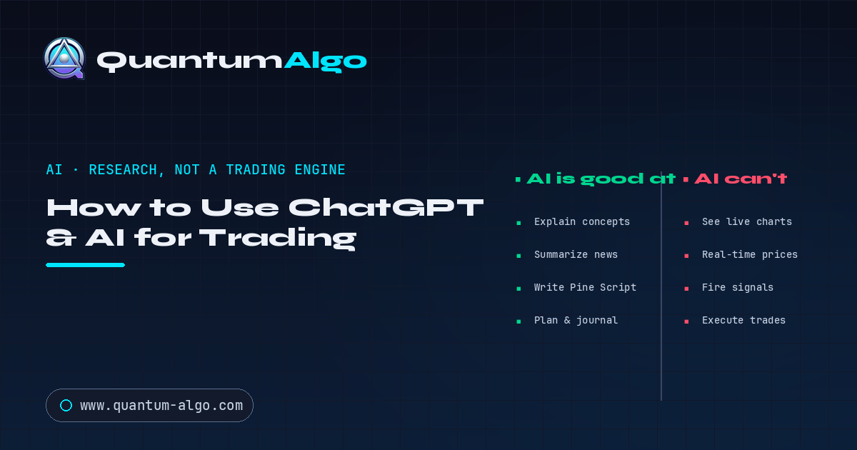 How to Use ChatGPT and AI for Trading: Prompts, Limits and a Chart-Aware Workflow
