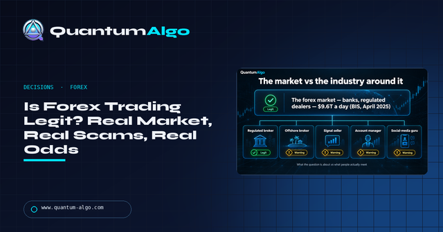 Is Forex Trading Legit? The Market Is Real — Most of What Retail Traders Meet Isn't — Premium Guide